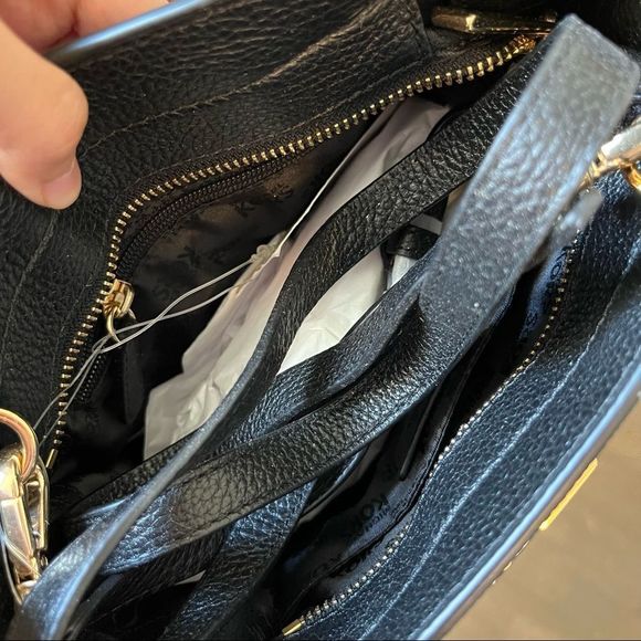 NWT Michael Kors Hamilton traveler crossbody in black - Picture 6 of 7